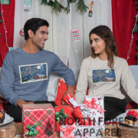 Merry Christmas Postcard Crewneck